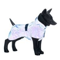 PAIKKA Visibility Raincoat Lite Petrol dye for Dogs 25cm