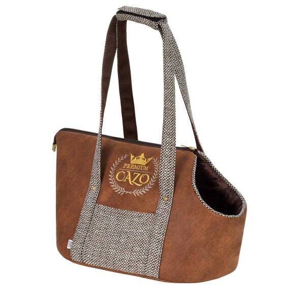 CAZO Pet Bag Premium brown 30*40*24 cm