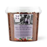 SANA DOG Puten Slice Filet mit Apfel 600g