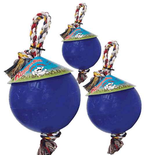 Jolly Ball Romp-n-Roll 10cm Blau