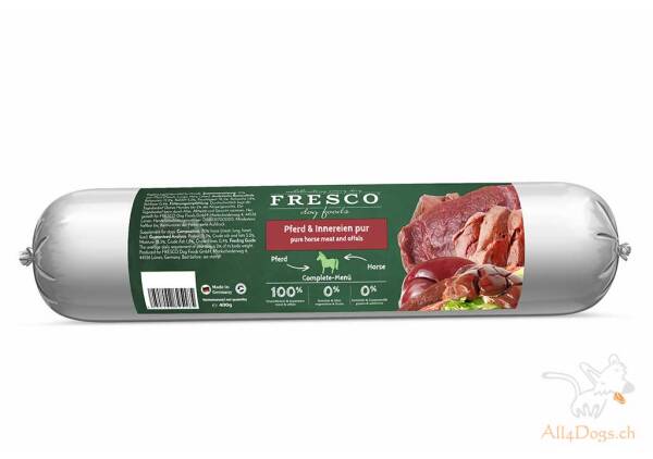 Die B.A.R.F. Wurst Pferd 400g