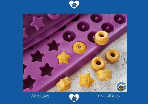 Treats4Dogs Backmatte Donut-Sterne-Kombination