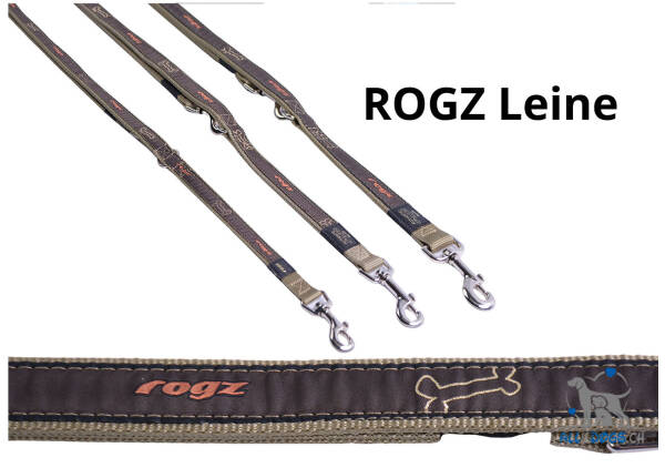 ROGZ Leine Medium Braun