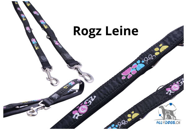 ROGZ Leine Extra Large Schwarz