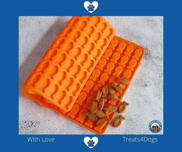 Treats4Dogs Backmatte Mittlere Fische 2 Stück